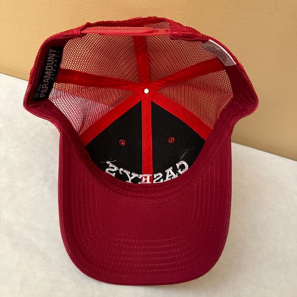 Casey's Red Snapback Trucker Hat / Cap - Picture 6 of 11